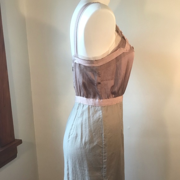 LOFT Ann Taylor Dress, Petite, NWOT (New Without Tags), Ribbons and Mesh, Bronze - Picture 11 of 16